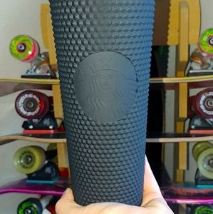 NWT Starbucks Studded Matte Black Tumbler 24oz🖤